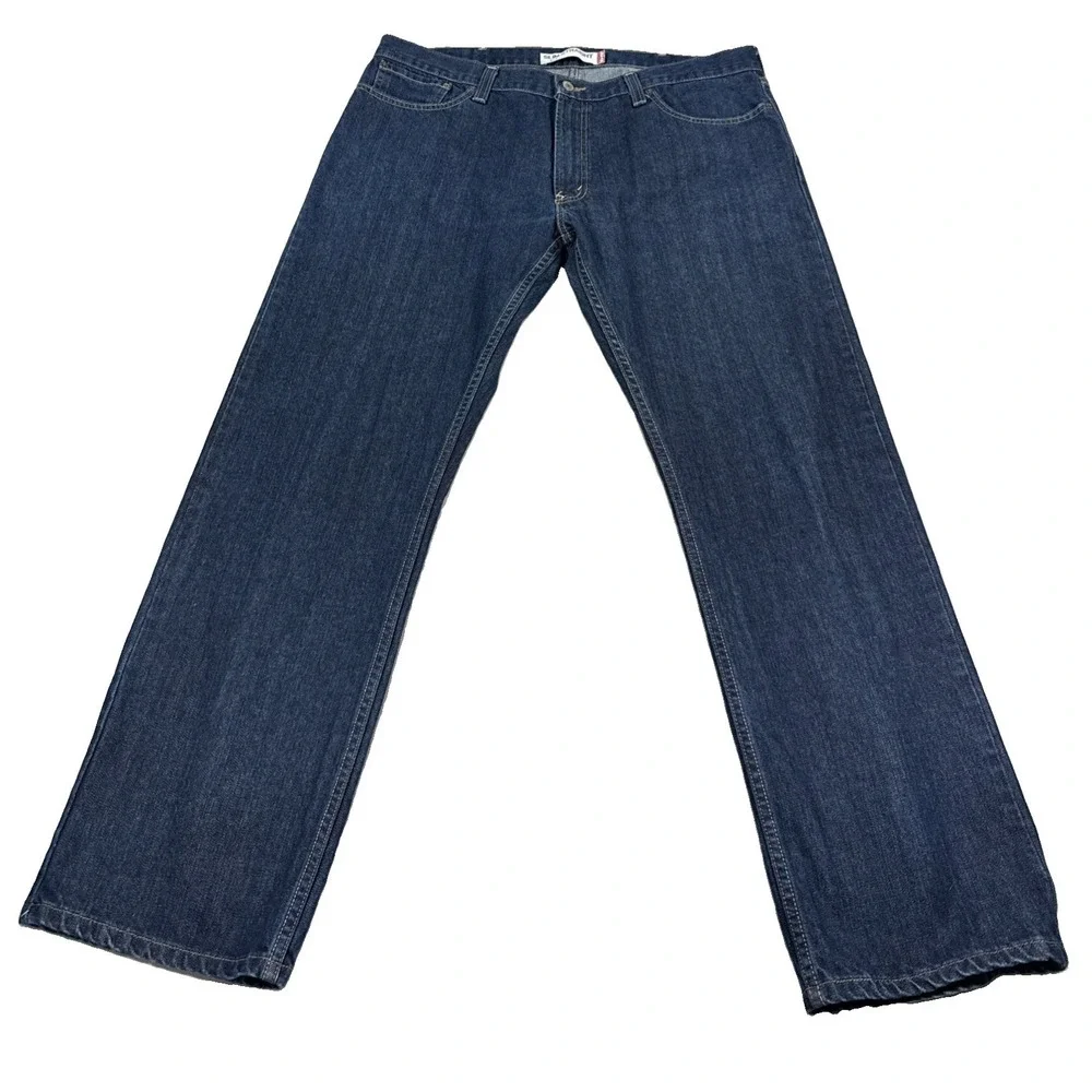 Levi's 514 Jeans Men's 40X30 Slim Straight Blue Denim Dark Wash 100% Cotton